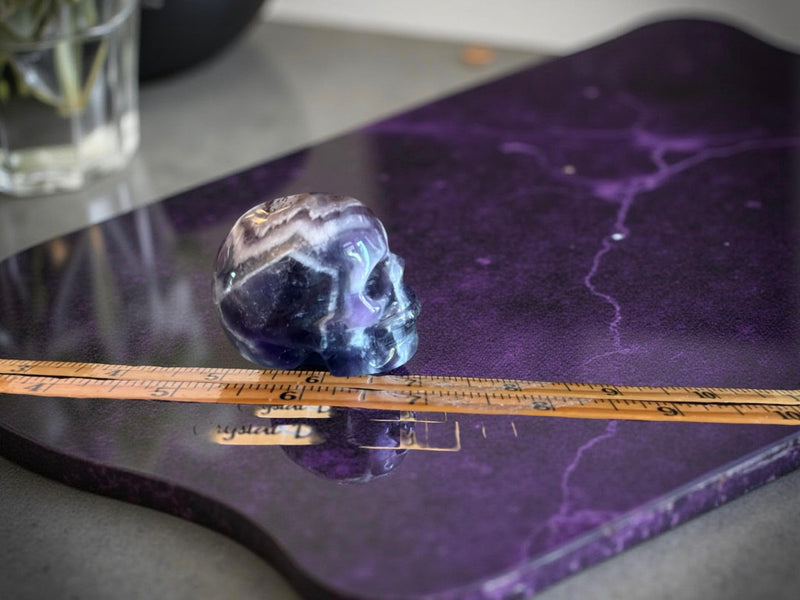 Chevron Amethyst Skull FB2992 💜💀💜
