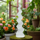 Selenite Spiral Twist Energy Tower from Morocco for positive energy FB1225 🌵