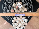 Tumbled Moonstone & Tumbled Peach Moonstone - Stone of Good Fortune, Protection & Love