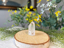 Clear Quartz Polished Standing Point from Brazil, Water Clear Top, Stone of Power FB1827