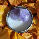 Amethyst Hand Pebble for powerful healing and stress relief FB3007