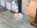 Peach Moonstone Large Pocket Hearts, and large 3" Heart FB3198 💛