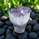 Crystal Bottle Stopper Amethyst or Clear Quartz Wine Stopper - Feng Shui FB3213 🎀