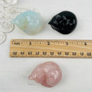 Sleeping Cat Kitten Rose Quartz or Opalite Carving Totem / Spirit Animal FB2311 🐈‍⬛