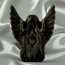 Black Sheen Obsidian Angel Figurine Carving FB2869 🪽🌟🪽