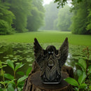 Black Sheen Obsidian Angel Figurine Carving FB2869 🪽🌟🪽