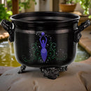 Black Cauldron with Purple Goddess FB1911 💜