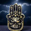 Black & Gold Hamsa Hand Intention Candle FB2725 🧿