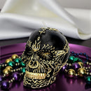 Black & Gold Skull Intention Candle FB1245 🐦‍⬛
