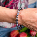 Black Moonstone Bracelet - The Empath’s Cord Cutter 🐘 CI630