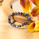 Black Moonstone Bracelet - The Empath’s Cord Cutter 🐘 CI630