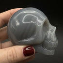 Blue Agate Skull, 2 1/2" FB3054 💀