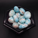 Blue Aragonite Flat Back Pocket Stones FB3052 💗