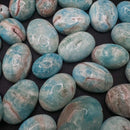 Blue Aragonite Flat Back Pocket Stones FB3052 💗