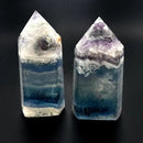 Blue Teal Fluorite Standing Point (Tower) FB1856 🌸