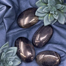 Blue Tiger Eye (Hawkeye) Palm Stones from Australia FB1811 🌸