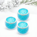 Blue Glass Mosaic LED T-Light Candle Holder 💙 FB2037