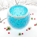 Blue Glass Mosaic LED T-Light Candle Holder 💙 FB2037
