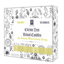 Ritual Candles, Soul Sticks with Intentions, Box of 20 Chime Altar Candles FB3434