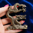 Brass Five-Claw Dragon, Spirit / Totem Animal Figurine🦎 FB1447