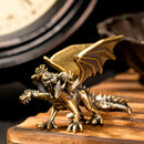 Brass Five-Headed Dragon Totem / Spirit Figurines 🐘 BV017