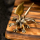 Brass Five-Headed Dragon Totem / Spirit Figurines 🐘 BV017
