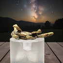 Brass Alert Standing Fox Figurine - Animal Totem / Spirit Animal FB2572 🧡