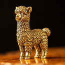 Brass Alpaca Totem / Animal Spirit Figurine ☀️BV012
