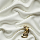 Brass Angel Sitting on Rock Figurine FB2582 ☁️