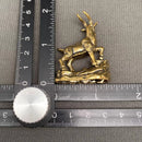 Brass Antelope Figurine Animal / Spirit Totem FB1558 🪭🌟🪭