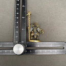 Brass Birdman Wizard with Staff Totem / Spirit Animal Figurine FB3455 🐦‍⬛