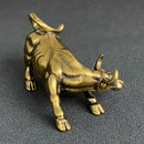 Brass Bull Figurine - Animal Totem / Spirit Animal FB1275 🌻🐕🌻