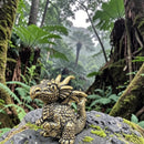 Brass Cartoon-y Dragon with Bumpy Hide Spirit / Totem Animal Figurine 🐸 FB1609