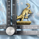 Brass Cat Descending Stairs Totem / Spirit Animal Figurine 🧡 FB1927