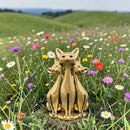 Brass Cat Trio Spirit / Totem Animal Figurine 🐈 FB1483