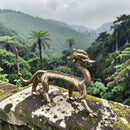 Brass Chi Dragon Spirit / Totem Animal Figurine 🦎 FB1444