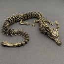 Brass Chinese Large Dragon Moveable Figurine FB2463 🪭🌟🪭