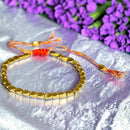 Brass & Copper Beads Tibetan Bracelet FB1672 💜💛💚🧡♥️