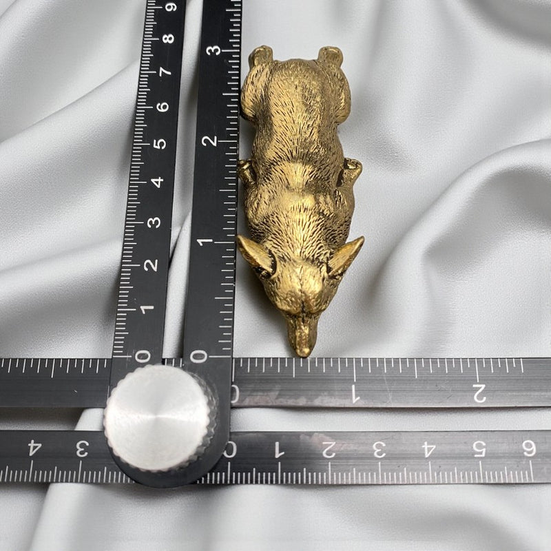 Brass Corgi Dog Totem / Spirit Animal Figurine 🧡 FB2749