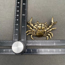 Brass Open Claws Crab Figurine Totem / Spirit Animal FB1604 🦀