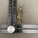 Brass Little Crocodile Totem / Spirit Animal Mini Figurine FB2678 🐊