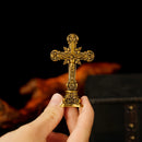 Brass Cross Sculpture Figurine 💚 BV019