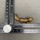 Brass Sitting Fox or Brass Crouching Fox Totem / Spirit Animal Mini Figurine FB1620 🦊