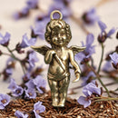 Brass Standing Cupid / Angel Figurine FB1347 🔔