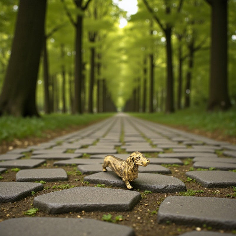 Brass Dachshund Dog Figurine - Animal Totem / Spirit Animal FB1682 🪷🌵🪷