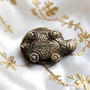 Brass Domed Shell Turtle Spirit / Totem Animal Figurine🦎 FB1451