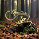 Brass Dragon Figurine Totem / Spirit Animal FB1668 🐍