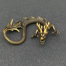 Brass Dragon Figurine Totem / Spirit Animal FB1668 🐍