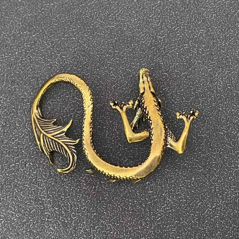 Brass Dragon Figurine Totem / Spirit Animal FB1668 🐍