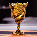 Brass Dragon Scale Mini Goblet Figurine 💚 BV018